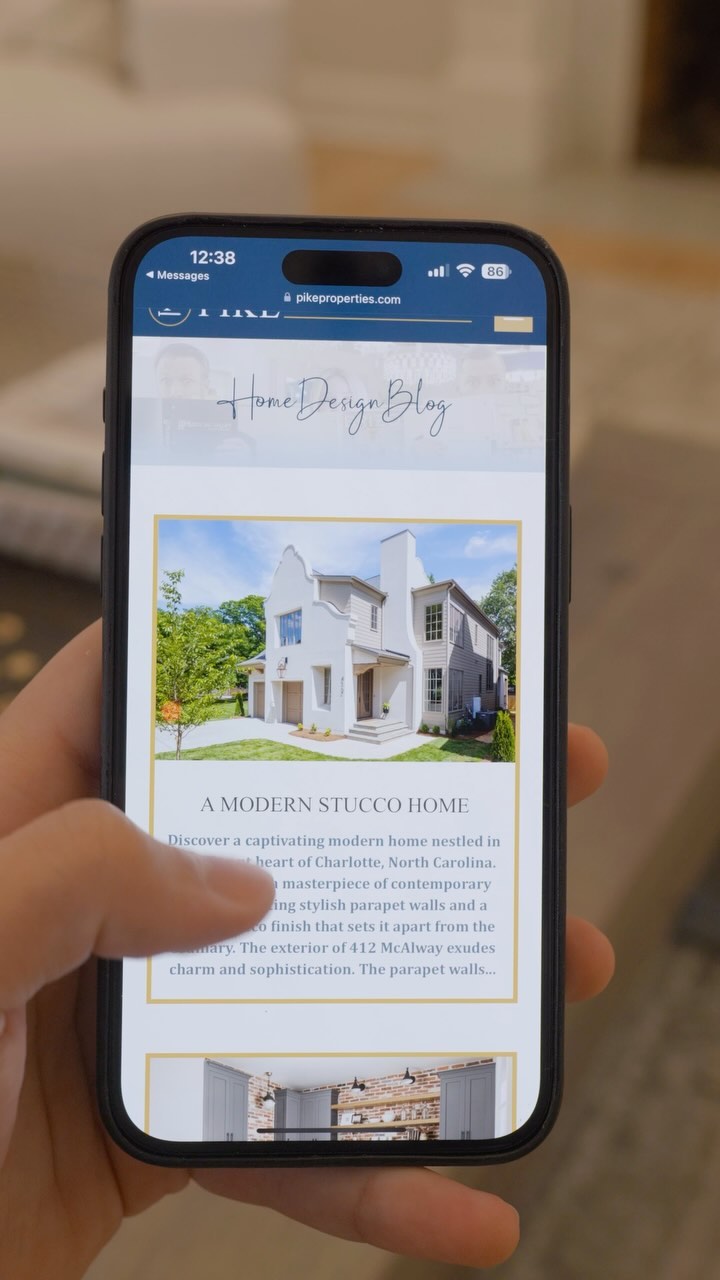 ✨ Exciting News ✨ 

🏡 Our new Home Design Blog is NOW LIVE on our website 🏡 

💡 We get asked all the time about the details throughout our homes; well, now you have access to them! 

🗓️ Tune in each week for behind-the-scenes details on our latest projects 

📲 Use the link in our bio to check it out now!

#pikeproperties #homedesignblog
•
•
⚒️ @pikeproperties
🎥 @skyvisionsusa