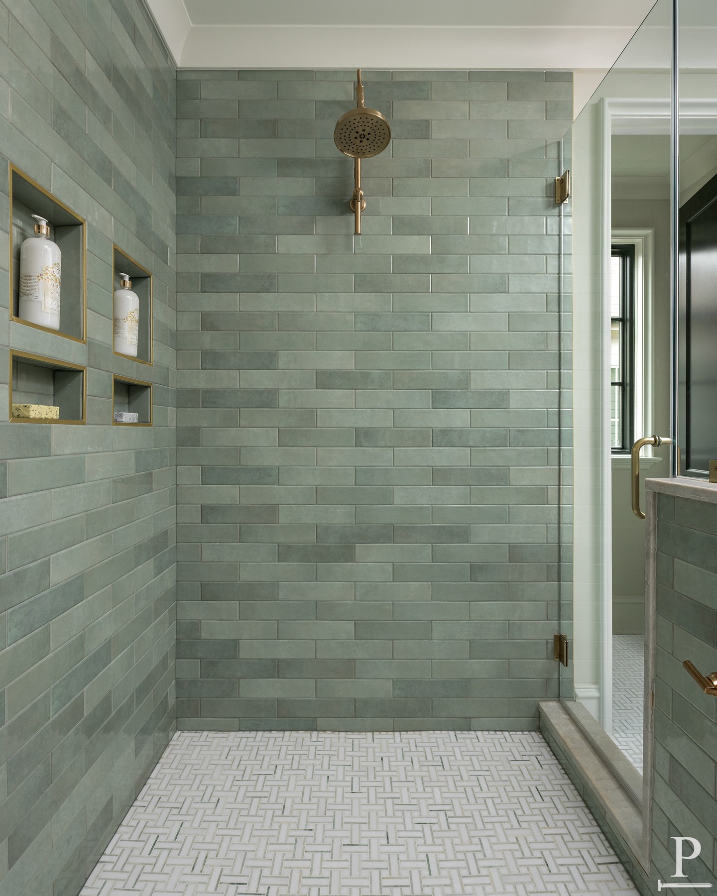 Step into serenity: our latest primary bath is all about calming vibes and standout style. 🌿 The green tile brings a fresh, tranquil energy to the shower, while the soaking tub invites you to unwind in pure comfort. Which tile color would make your dream retreat complete? Share your favorites below!