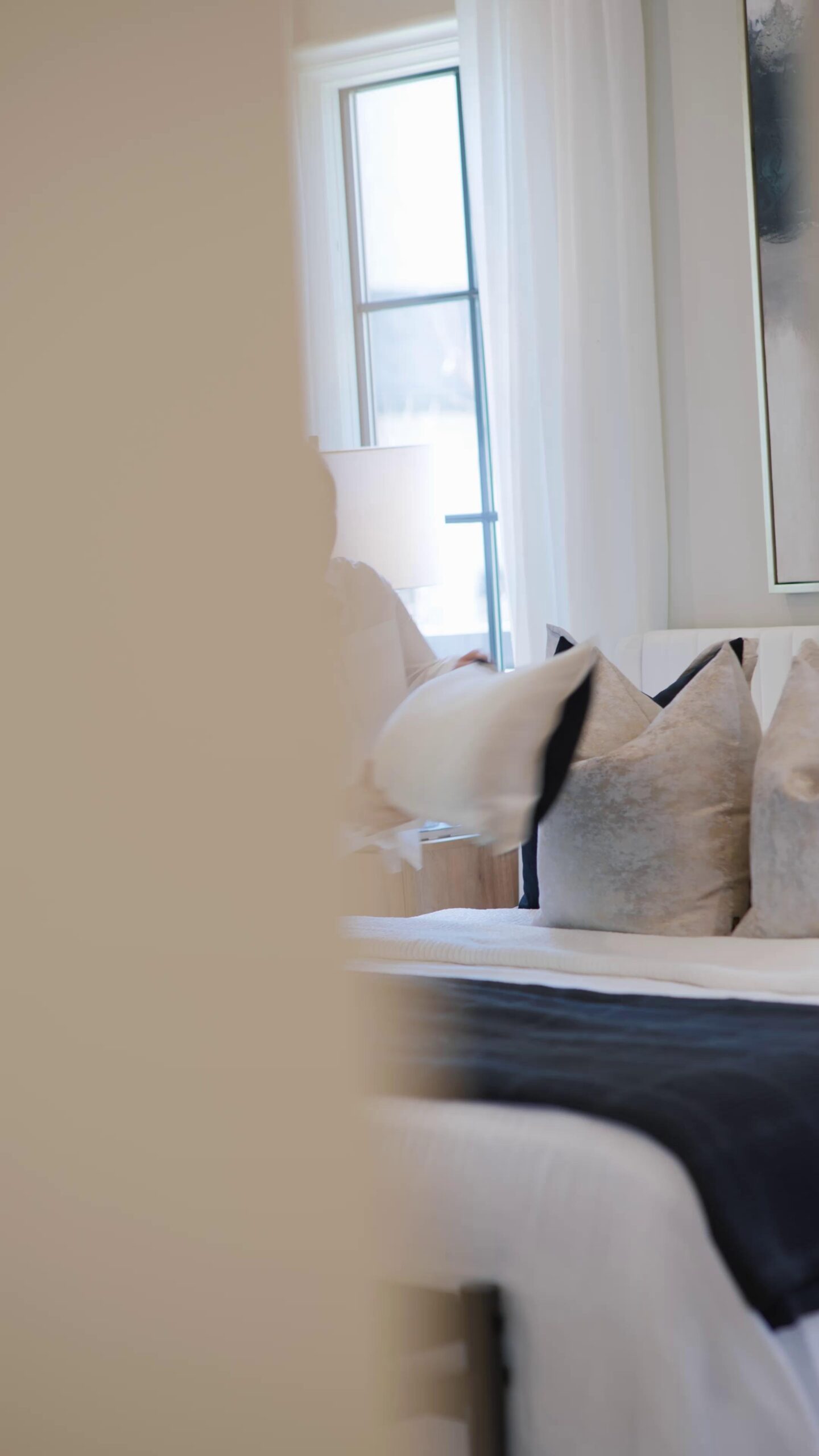Begin and end your day in pure comfort ✨ Step into a primary suite where seamless flow meets luxurious tranquility. Would you choose a serene, soft retreat or a bold, statement-making sanctuary? Tell us your style below!
