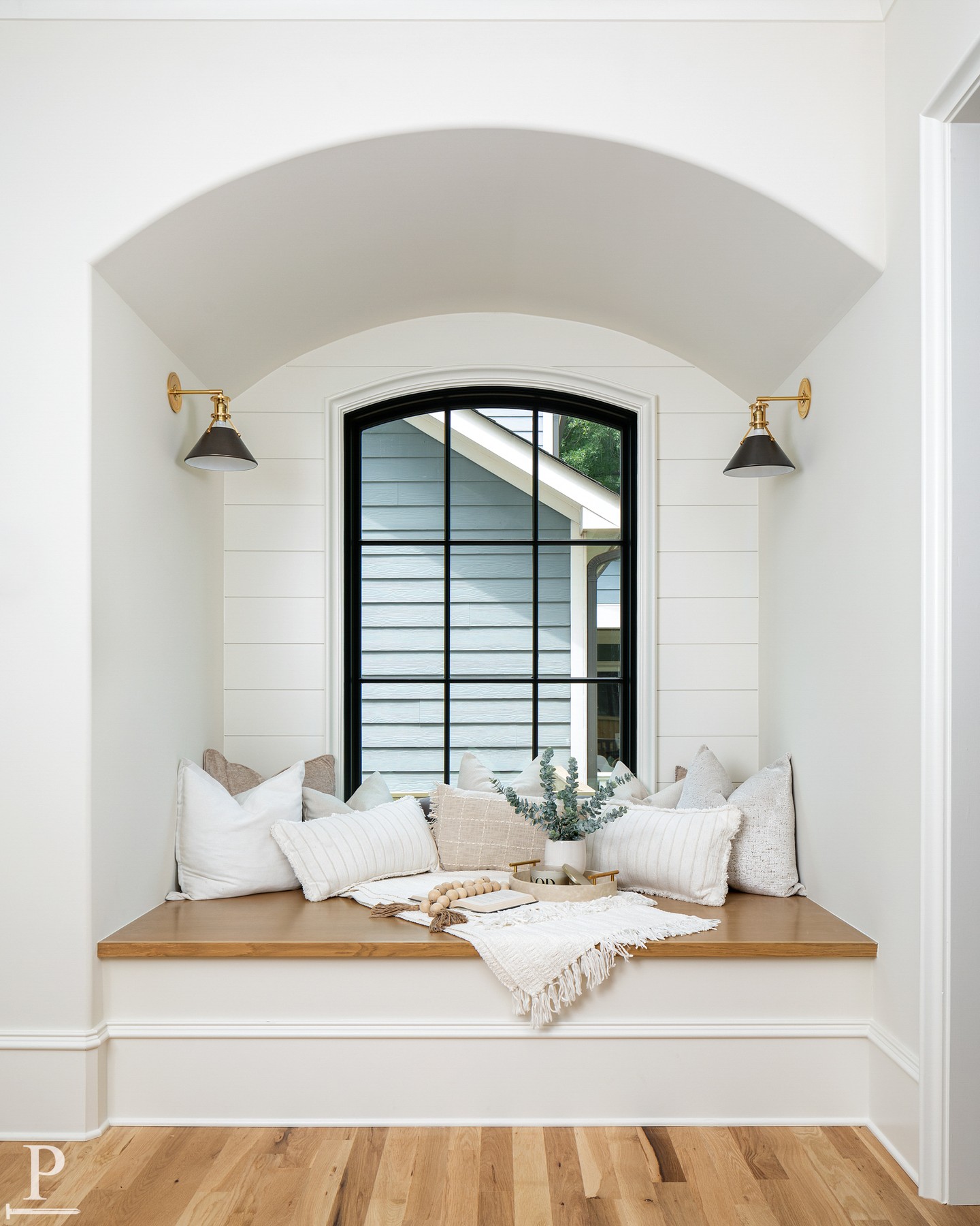The best spaces in a home are often the quietest ones.

Designed as a cozy inset retreat, this reading nook adds warmth, softness, and a place to slow down — tucked perfectly into the architecture of the home. 📖