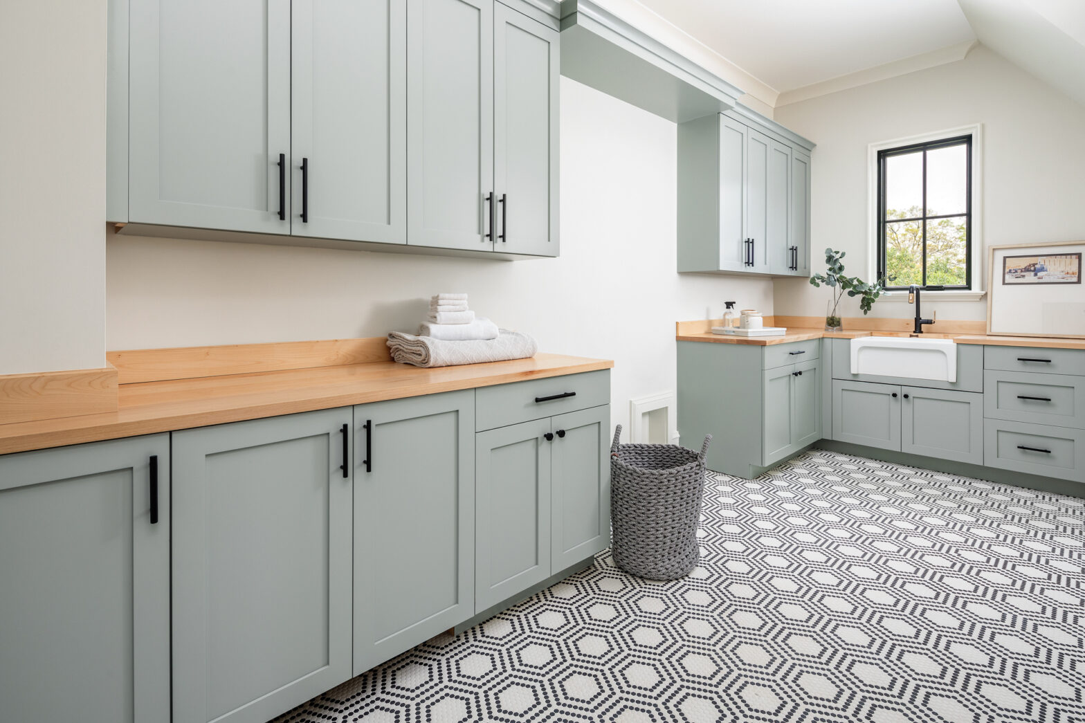 laundry room cabinets organization